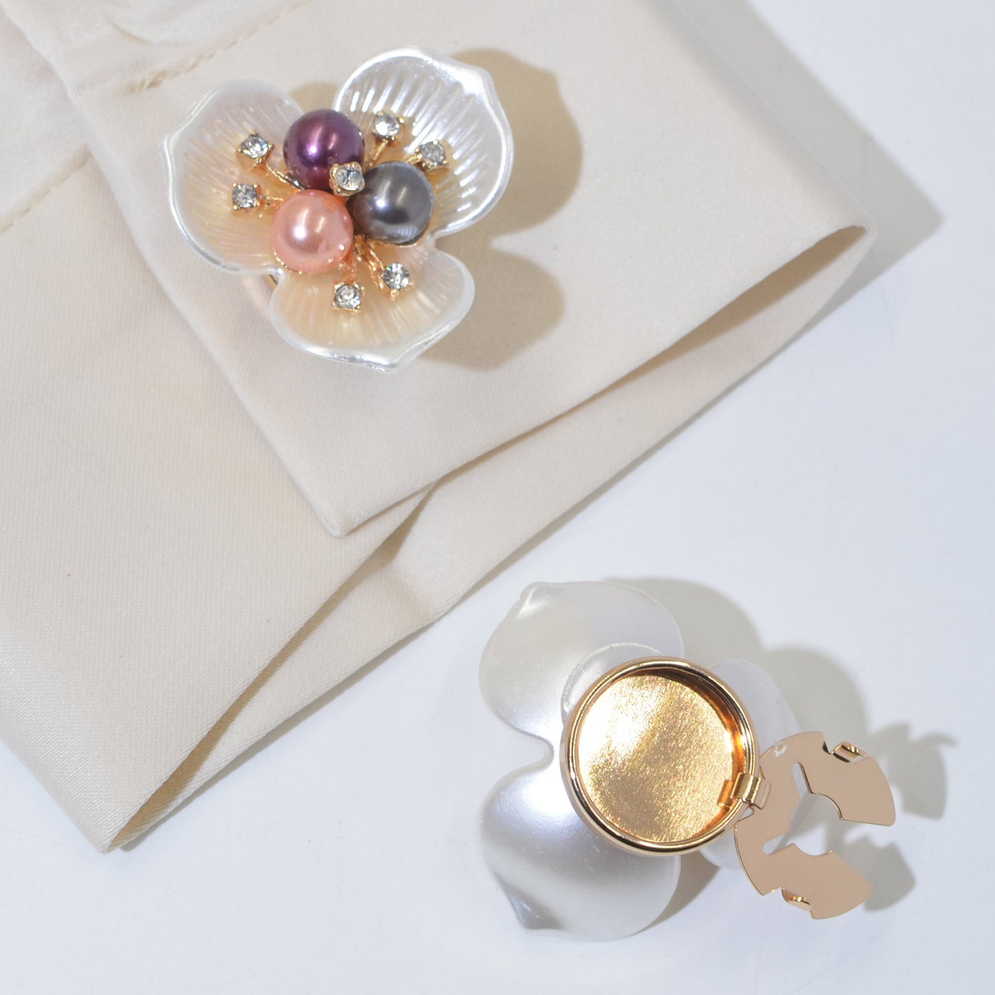 Cufflink Fashion Button Cover Rhinestone Cufflinks