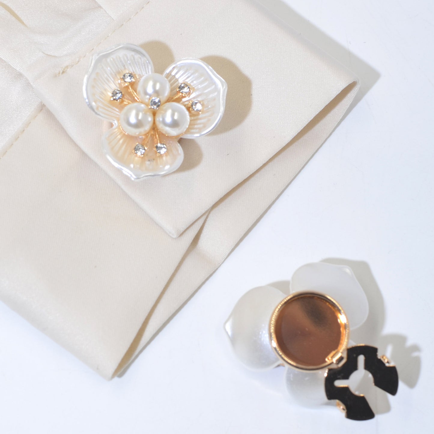 Cufflink Fashion Button Cover Rhinestone Cufflinks